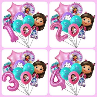 9pcs Gabby Dollhouse Cats Balões De Aniversário Decoração Festa De 32 Polegadas Número Cartoon Balão Baby Shower Supplies Kids Toy Globos em Oferta na Shopee