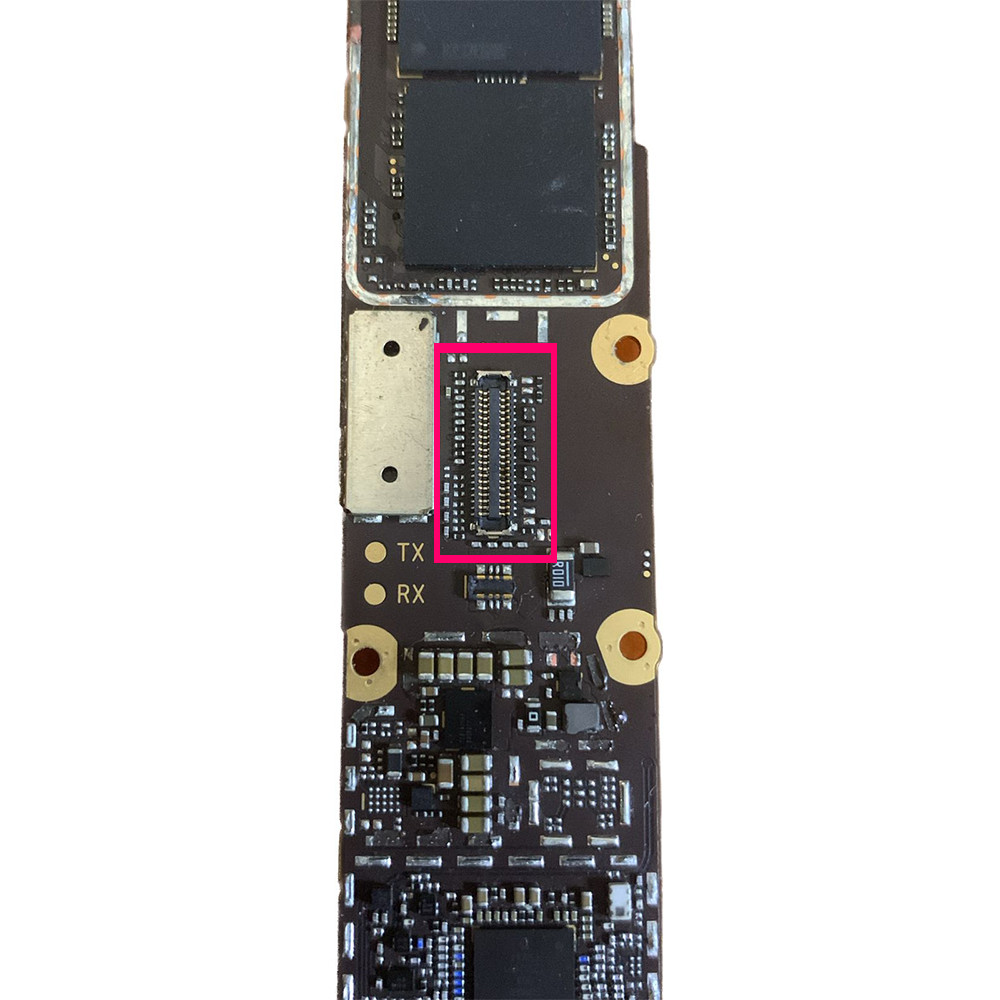 Fpc Display Para Placa - Moto G7 Plus, G9 Play