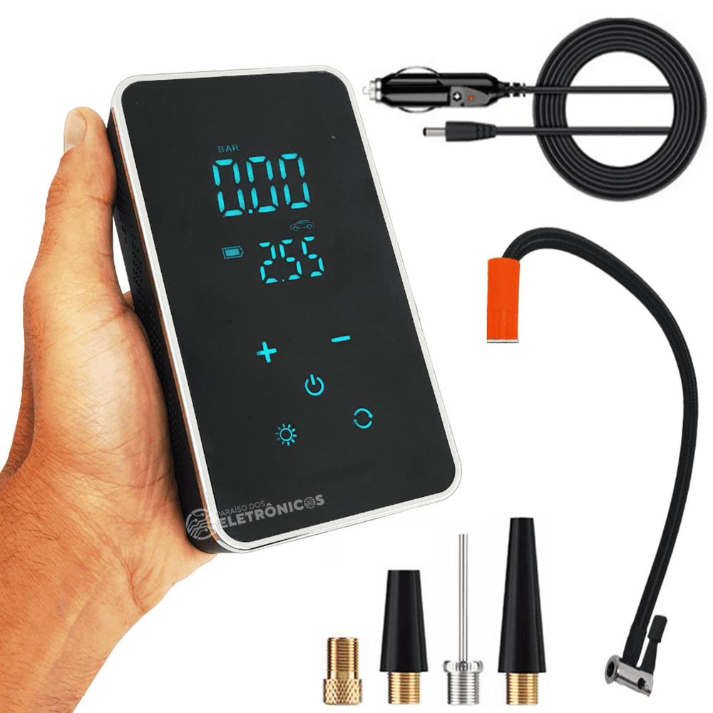 Aparelho Compressor Mini, Eletrônico Visor Em Touch Com O LED Integrada MXB007