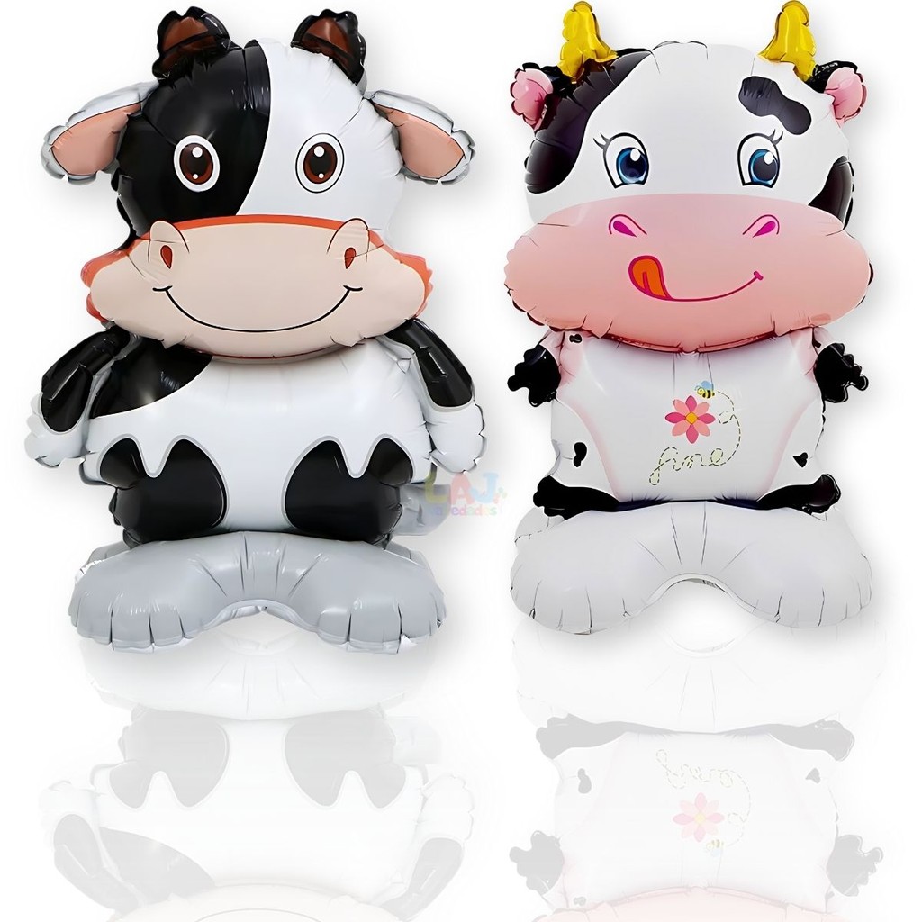 Kit 5 Balão Fazendinha Animais Metalizado Base Centro Mesa em Oferta na Shopee