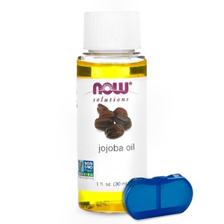 Óleo de Jojoba Now Foods 30 ml Puro + Porta Cápsulas em Oferta na Shopee