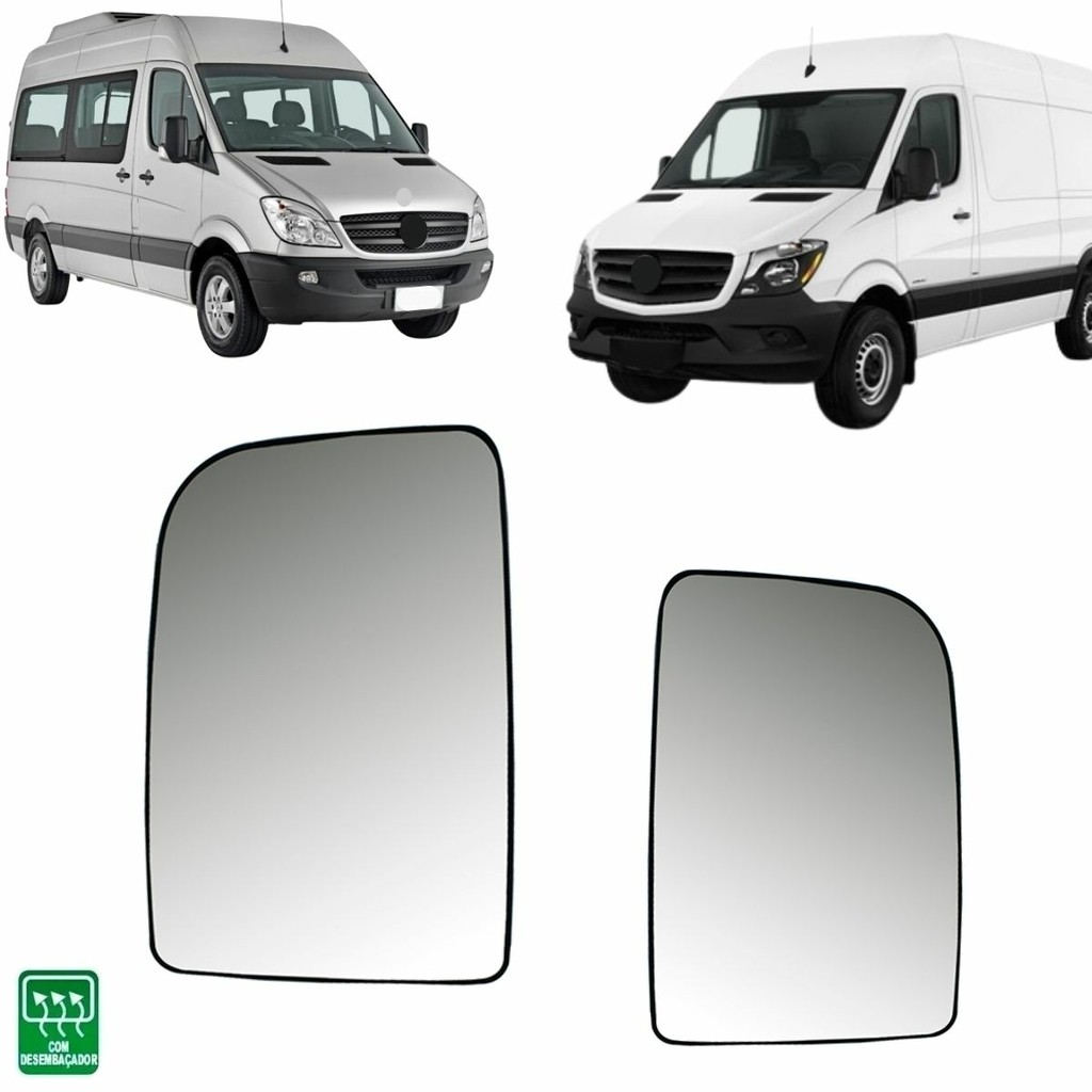 Lente Retrovisor Vidro Epelho Principal para Sprinter 2013 a 2019 Sprinter a partir 2020 Chassis