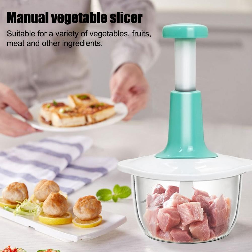 Picador Misturador Manual De Alimentos Ferramenta De Cozinha Cebola Alho B6n0