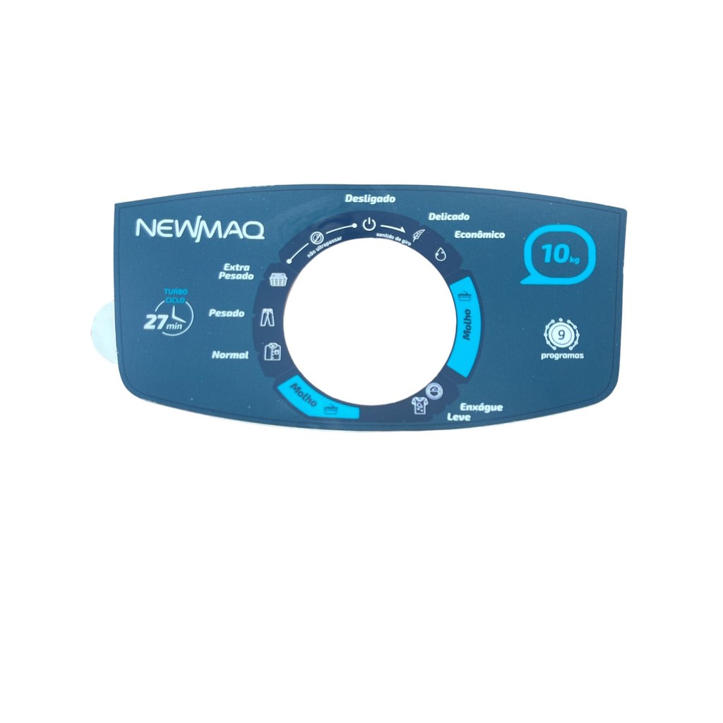 Adesivo do Painel Tanquinho Newmaq 10kg