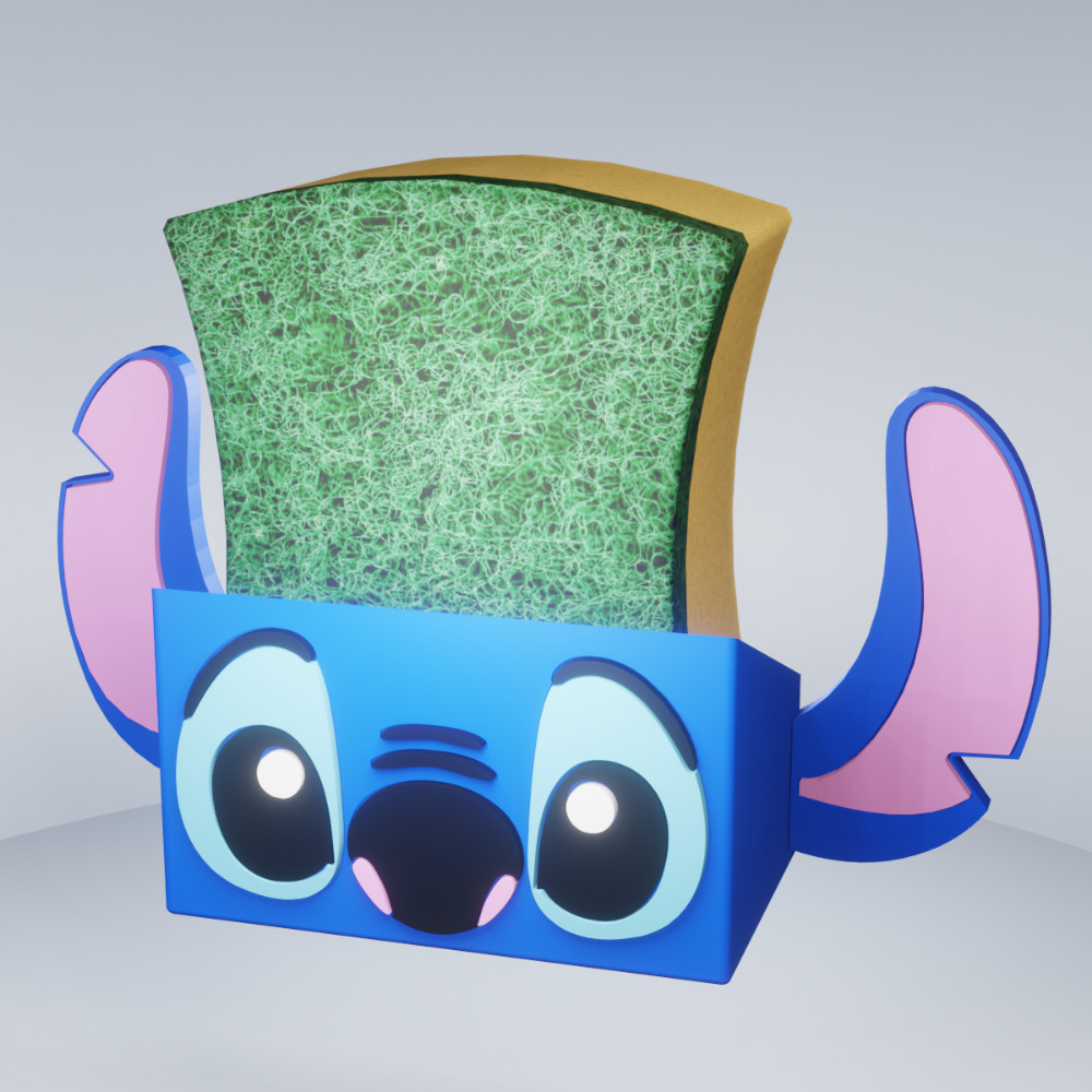 Organizador de Pia Porta Bucha LILO E STITCH Decorativo Cozinha Lavatório Sabonete Personalizado Saboneteira Esponja De