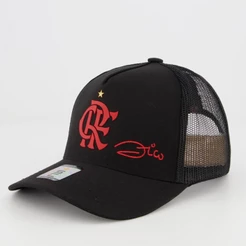 Boné Flamengo Zico Preto