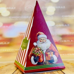 50 CONE P/ DOCES ARVORE - NATAL NOEL ID5108 (NATAL IDEIA 2025) (CHOCO)