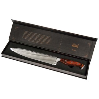 Faca 10" em Aço Inoxidável e Cabo em Madeira Steel em Oferta na Shopee