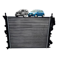 Radiador Clio 1999 2000 2001 2002 99 Renault 1.0 1.6 Sem Ar