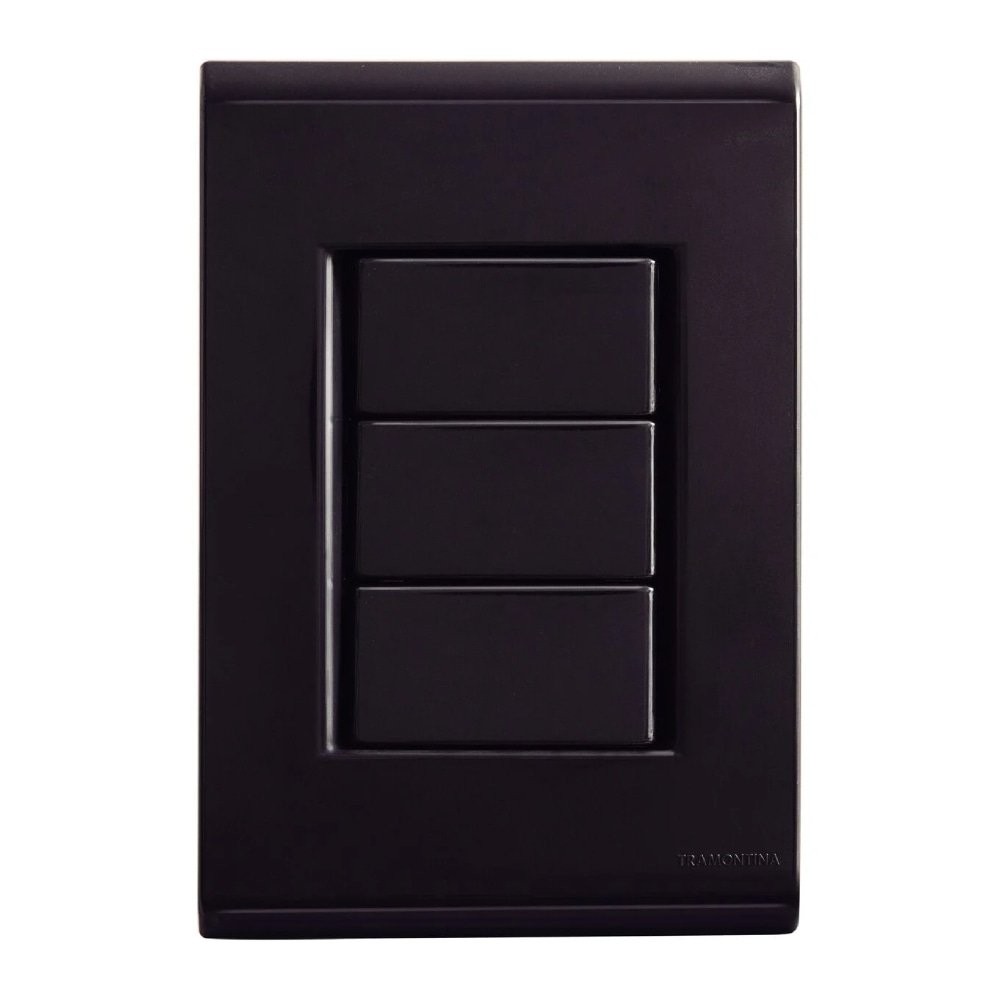 Placa Cega Liz Tramontina 4X2 Grafite - Home Appliances