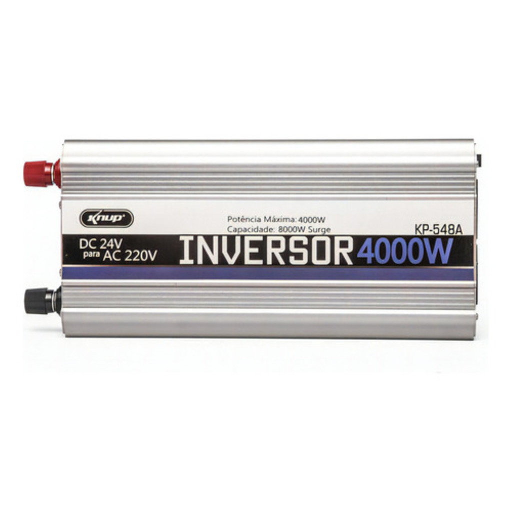 Inversor Automotivo Veicular 4000w 50hz24v 220v Knup Kp-548a