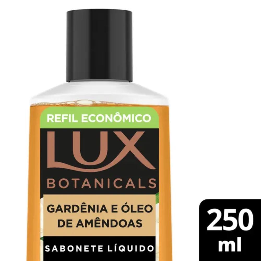 Sabonete Líquido Lux Botanicals Gardênia e Óleo de Amêndoas 250ml em Oferta na Shopee