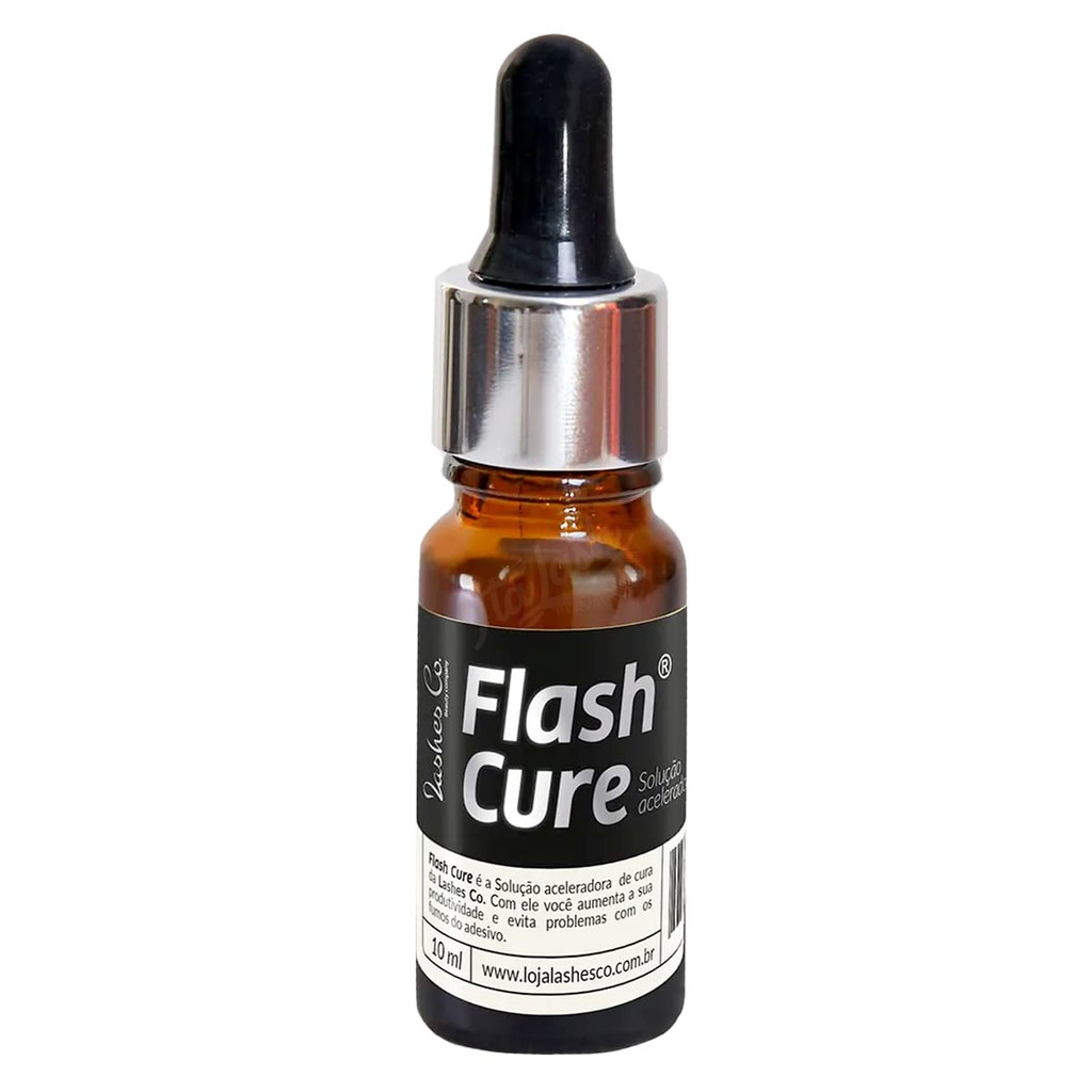 Finalizador Flash Cure Lashes Co 10ml para extensão d cílios