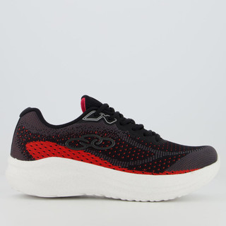 Tênis Olympikus Soma Preto e Vermelho em Oferta na Shopee