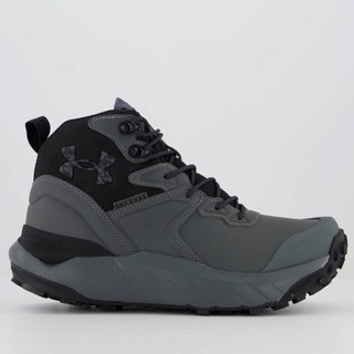 Tênis Under Armour Defense Mid Cinza e Preto em Oferta na Shopee