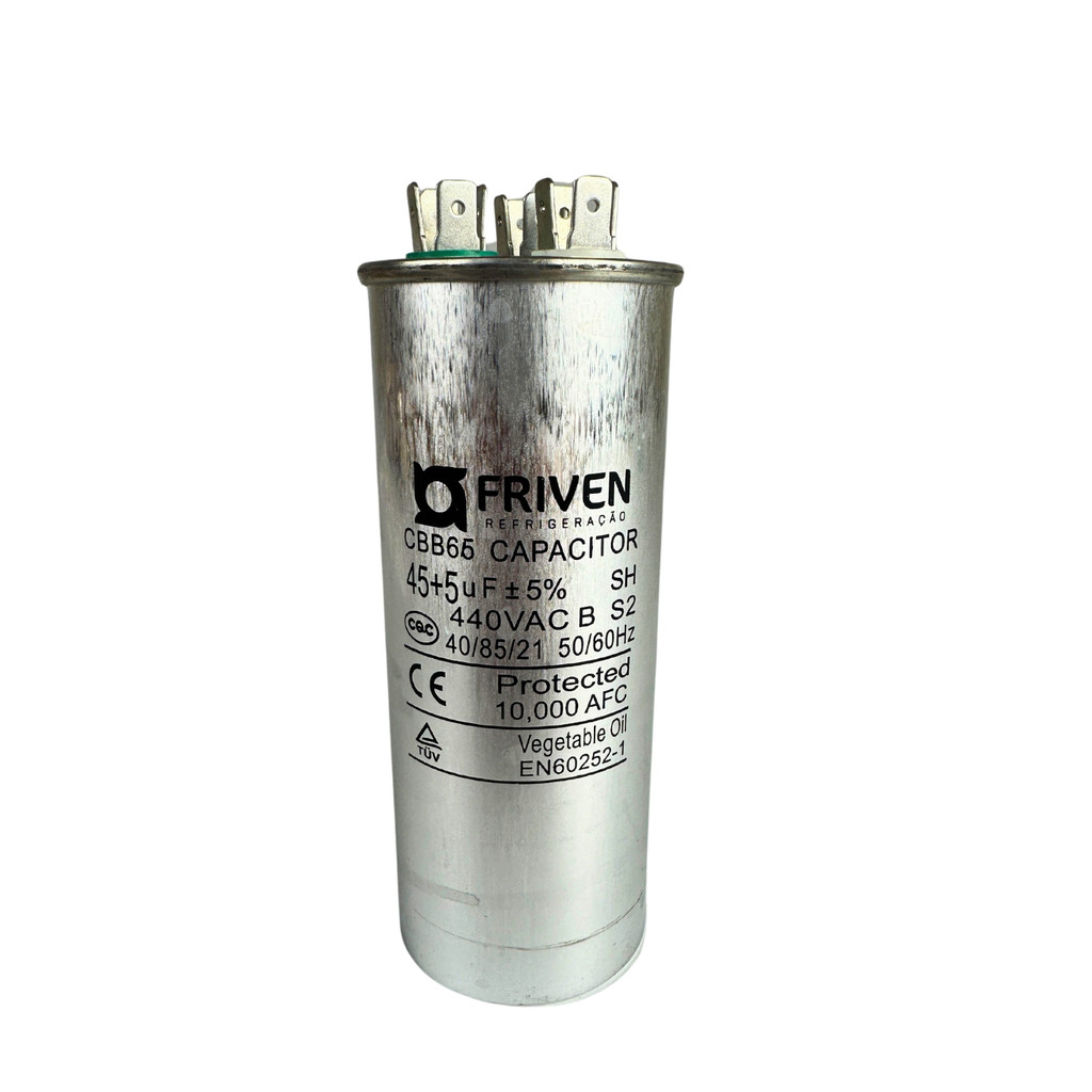 Capacitor Duplo Ar Condicionado 45uf + 5uf 440v