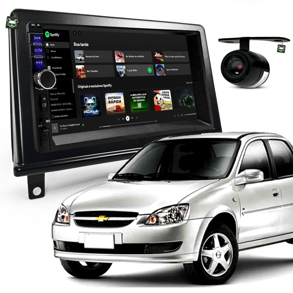 Kit Central Multimidia Espelhamento Android  Ios Bluetooth 7 Pol Classic 2012 2013 2014 2015 2016 em Oferta na Shopee