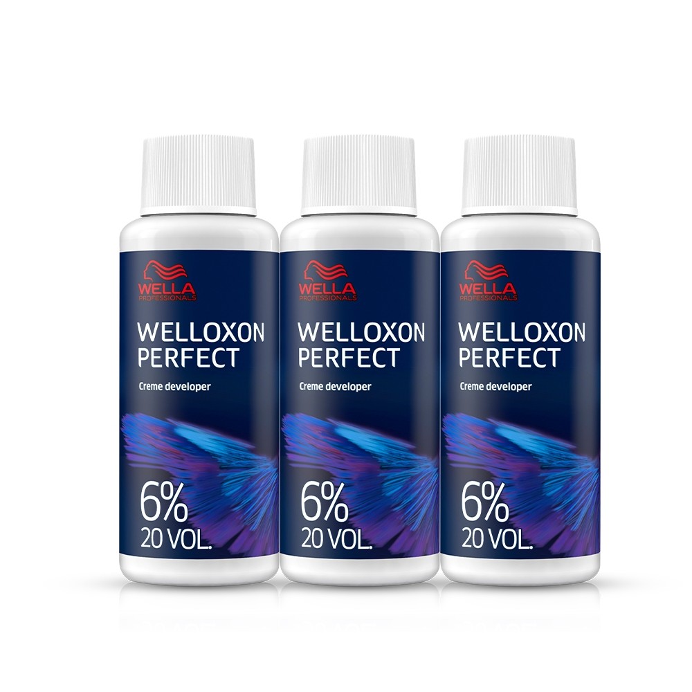 Kit Wella Professionals Welloxon Perfect 6% 20 Volumes - Oxidante 60ml (3 unidades) em Oferta na Shopee