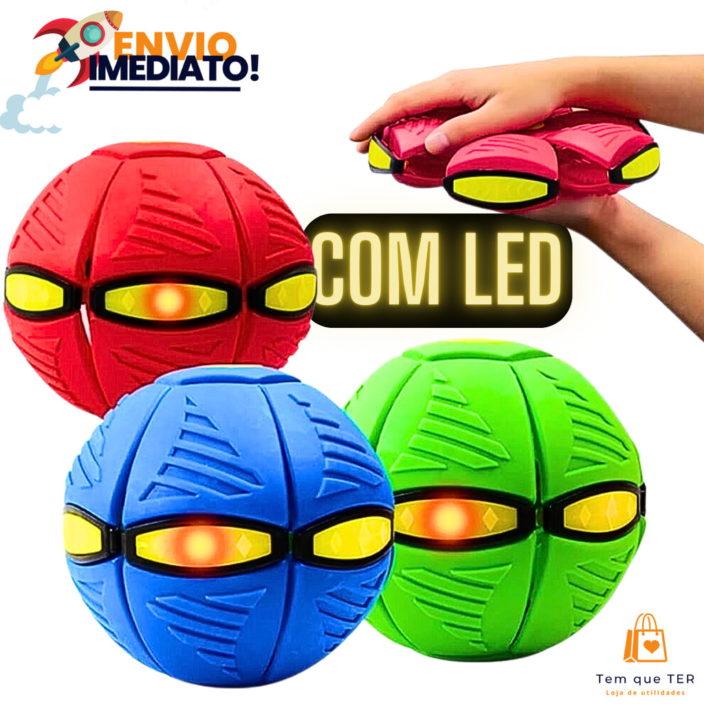 Bola Mágica Disco Voador Brinquedo Ao Ar Livre Bola Maluca Colorida