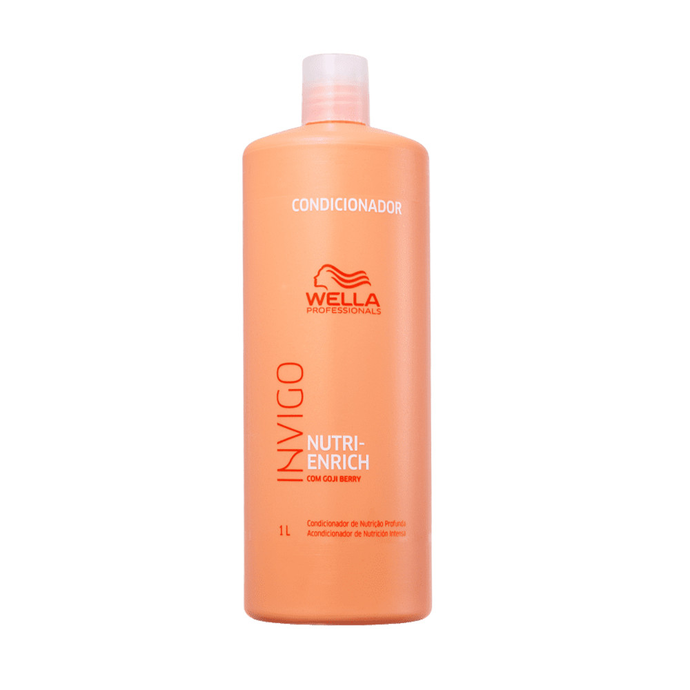 Wella Professionals Invigo Nutri Enrich Condicionador Cabelo Secos ou Danificados 1l em Oferta na Shopee
