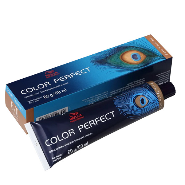 Wella Color Perfect 6.0 Louro Escuro - Coloração Permanente 60g em Oferta na Shopee