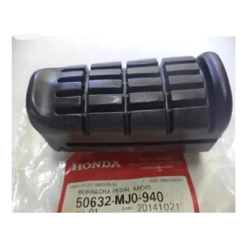 Borracha Pedal Apoio Cbx 200 1994 a 2002 Original Par
