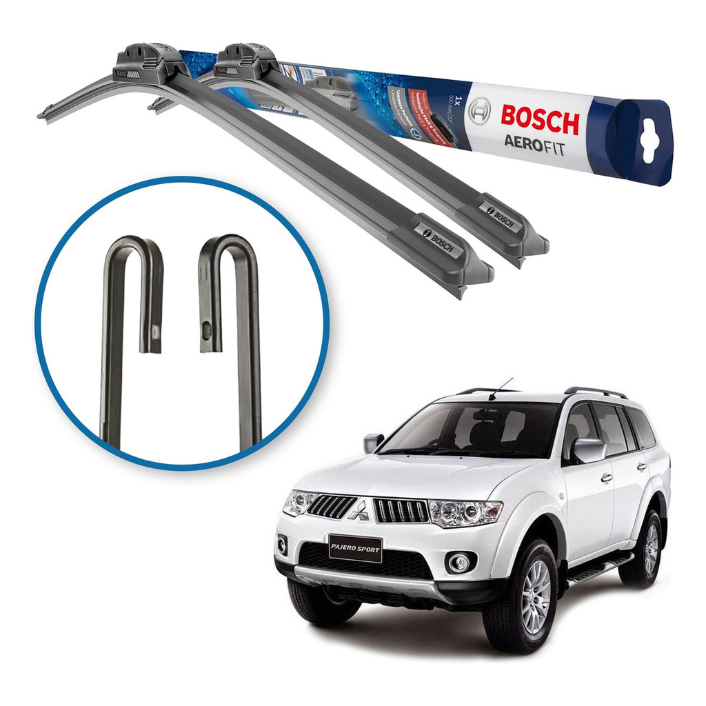 Palheta Limpador Parabrisa Original Bosch Mitsubishi Pajero Sport 2007 A 2017 em Oferta na Shopee