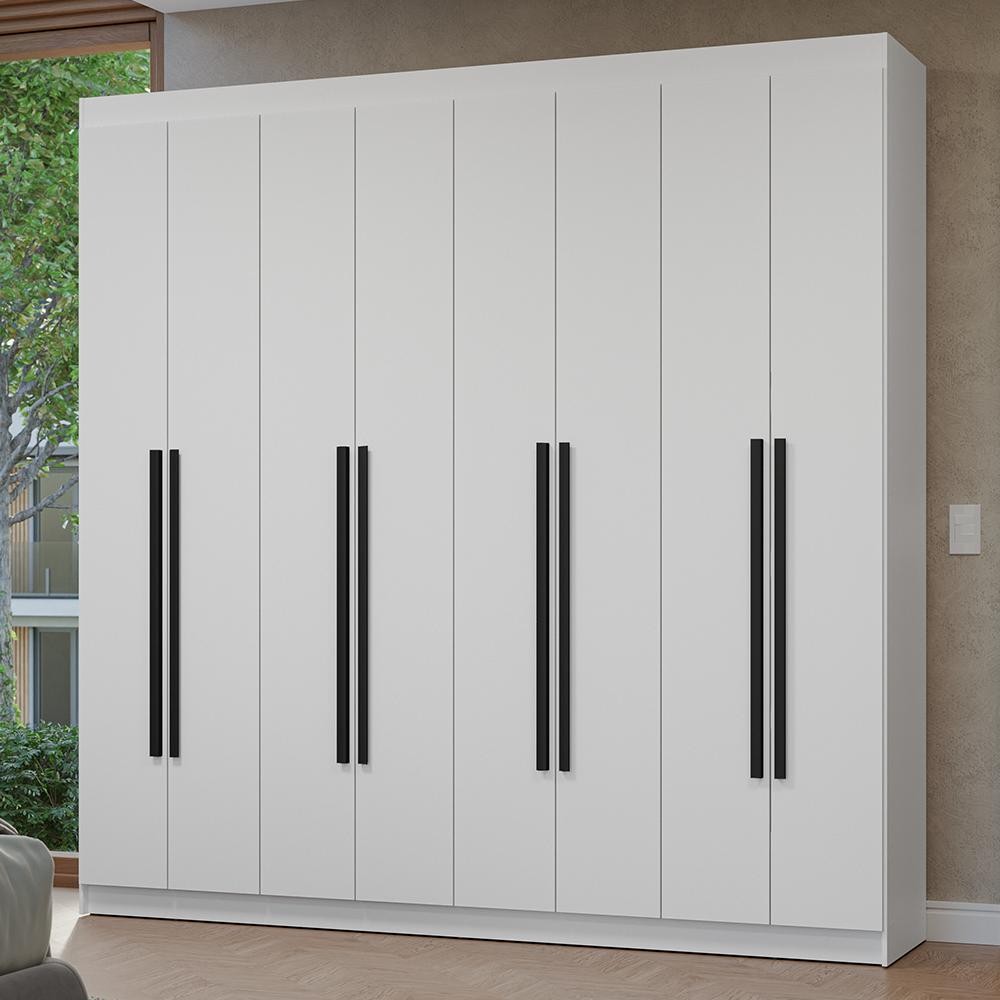 Guarda-Roupa Casal 8 Portas Batentes Netuno Madesa B