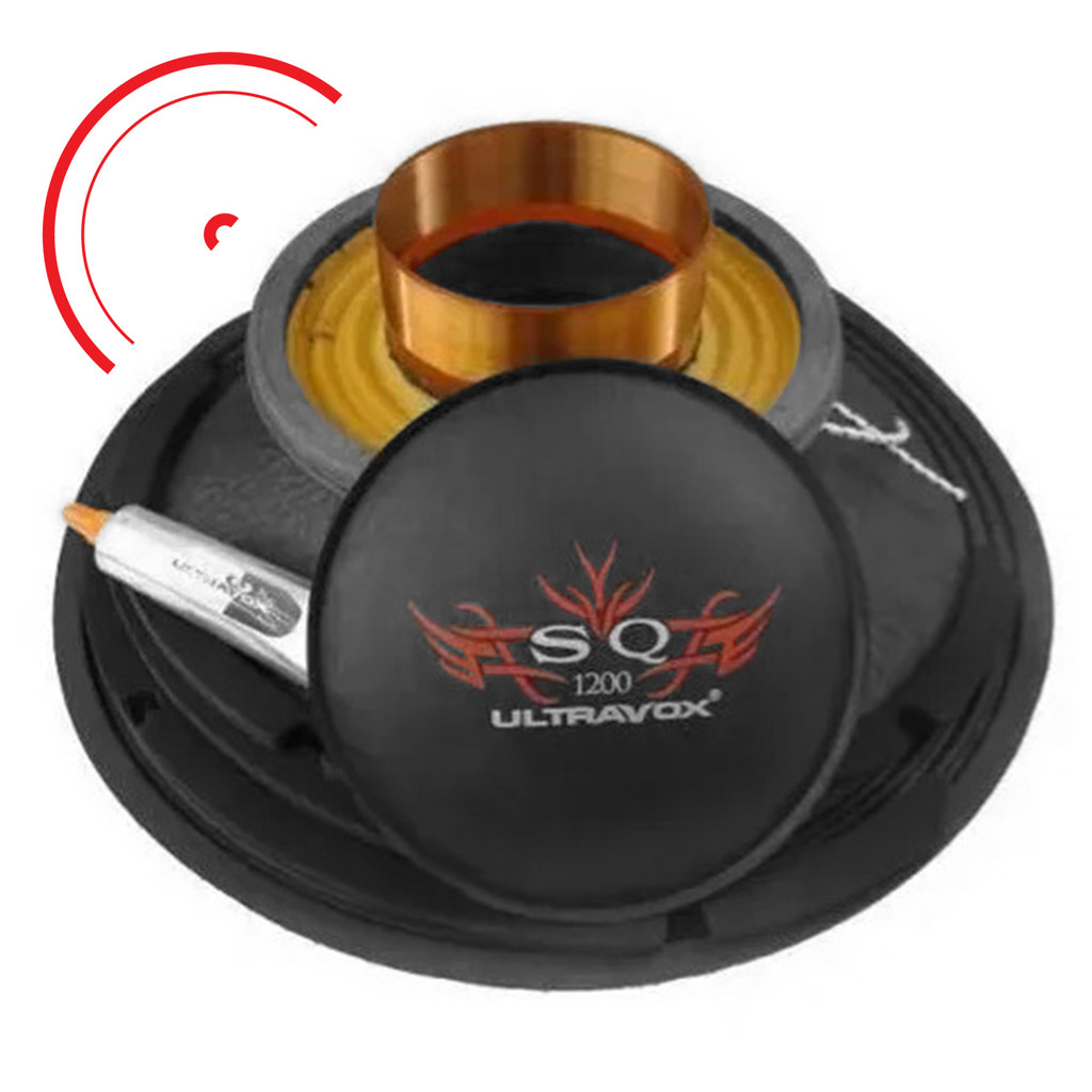 Kit Reparo Alto Falante Ultravox Sq 15 1200 W Rms 4 Ohms
