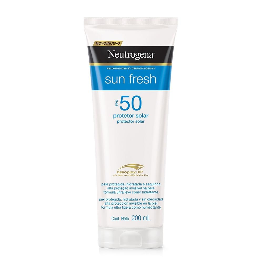 NEUTROGENA SUN FRESH LOÇÃO FPS50 200ML em Oferta na Shopee