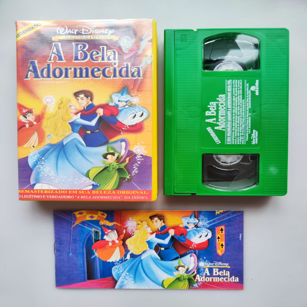 VHS A Bela Adormecida LEGENDADO (Original) Disney