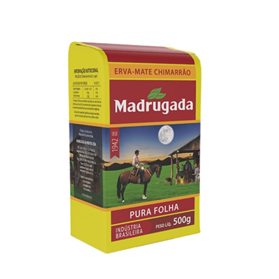Erva mate Chimarrão MADRUGADA PURA FOLHA Grossa 500G