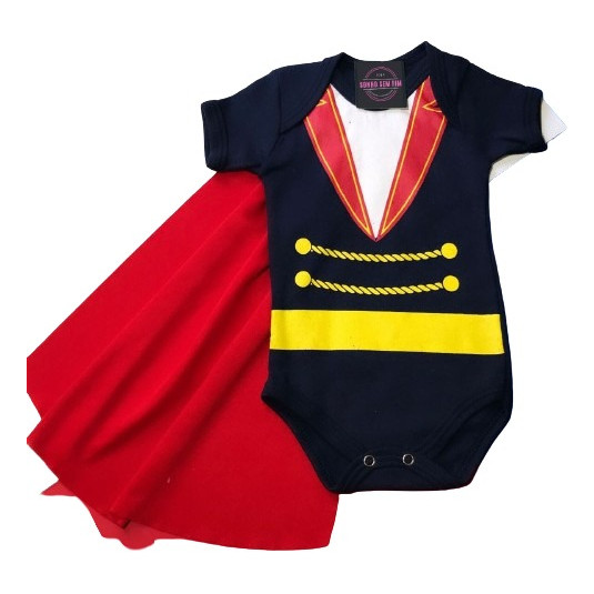 Body Bebe Pequeno Principe Com Capa Temáticos Bori Infantil