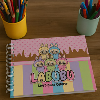 Livro Para Colorir Labubu em Oferta na Shopee