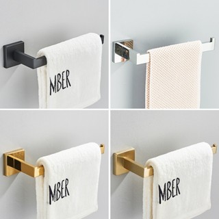 Suporte Porta Toalha Banheiro Toalheiro Rosto Banheiro 26cm Quadrado Metal,Instalação De Perfuração em Oferta na Shopee