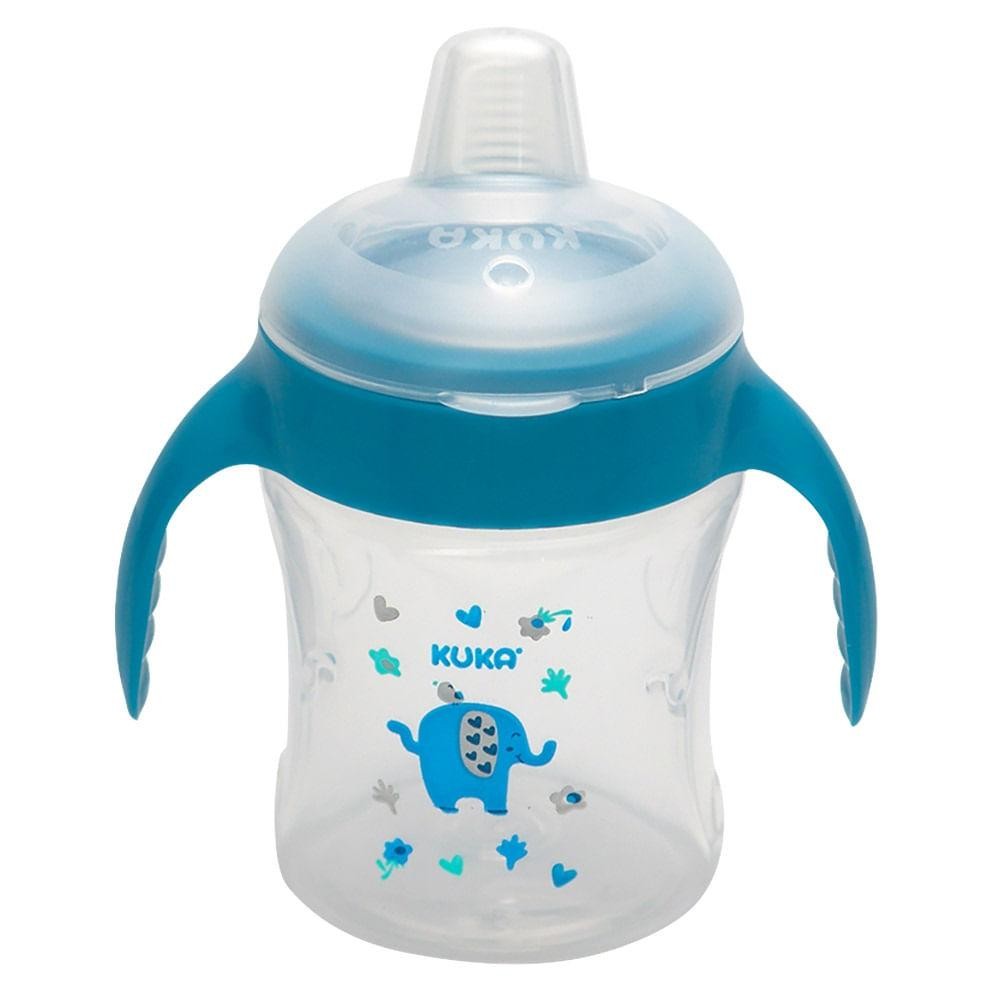 COPO DE TREINAMENTO KUKA 200ML AZUL - Mom & Baby