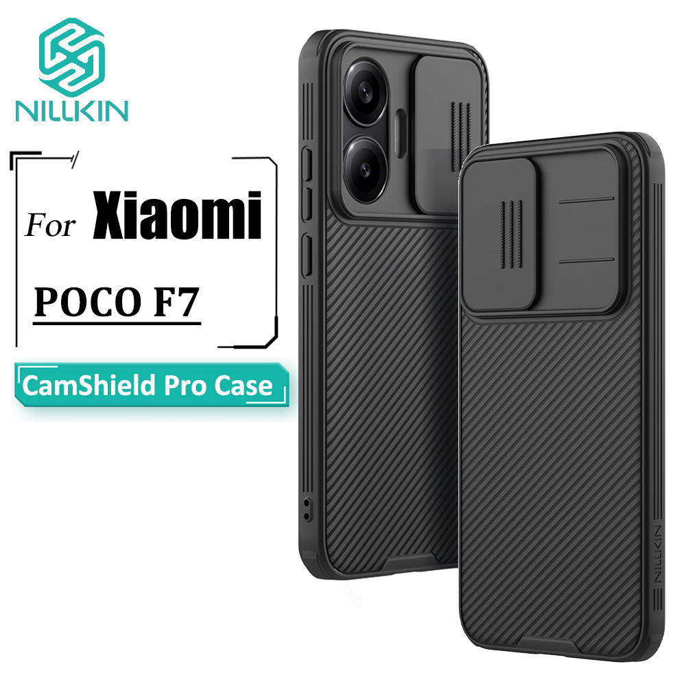 Nillkin Para Xiaomi Poco F7 Caso CamShield Pro Proteção Deslizante Da Câmera Capa Traseira À Prova De Choque em Oferta na Shopee