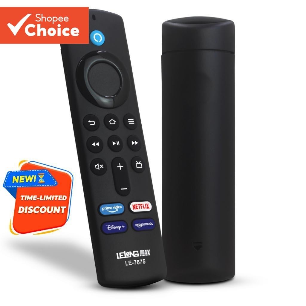 Controle Remoto Universal Para TV 4K Smart Stick MAX Lite Fire 3a Geração Cube Alexa De Voz
