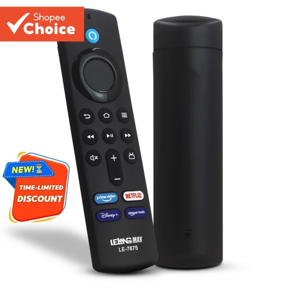 Controle Remoto Universal Para TV 4K Smart Stick MAX Lite Fire 3a Geração Cube Alexa De Voz