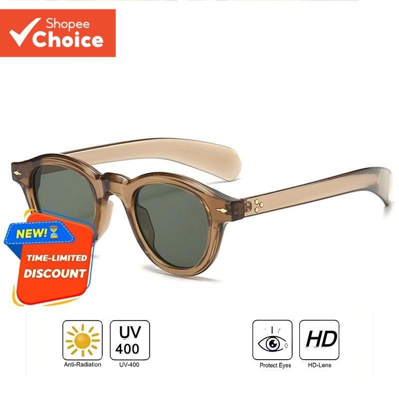 Óculos De Sol Redondos Retrô-Tons Unissex Esportivos E Elegantes UV400 Para Atividades Ao Ar Livre