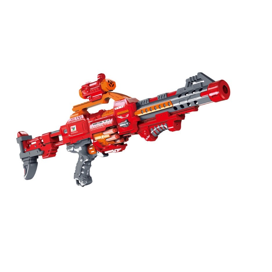 Pistola Dardos Arma Bazuca Elétrica Mira com Luz Alvo