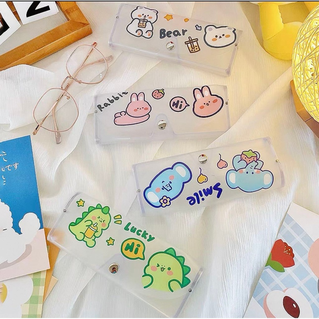 Bolsa De Óculos Transparente Estojo Para Homens E Mulheres  Acessórios À Prova D'água em Oferta na Shopee