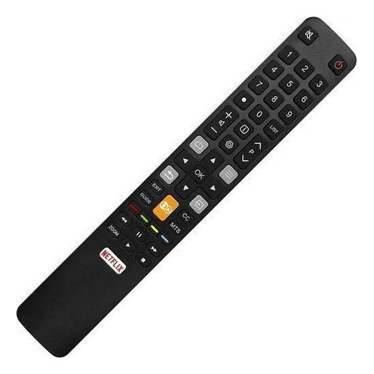 Controle Remoto Tv Smart Tcl Toshiba Led Função Netflix