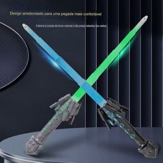 Star Wars Espada laser Retrátil Para Crianças Celebridade Da internet Brinquedo Luminoso em Oferta na Shopee