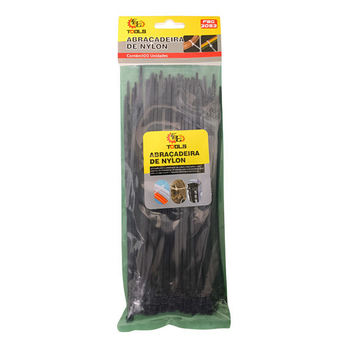 Kit Abraçadeiras De Nylon Enforca Gato 100 Pç 20cm X 3,6mm em Oferta na Shopee
