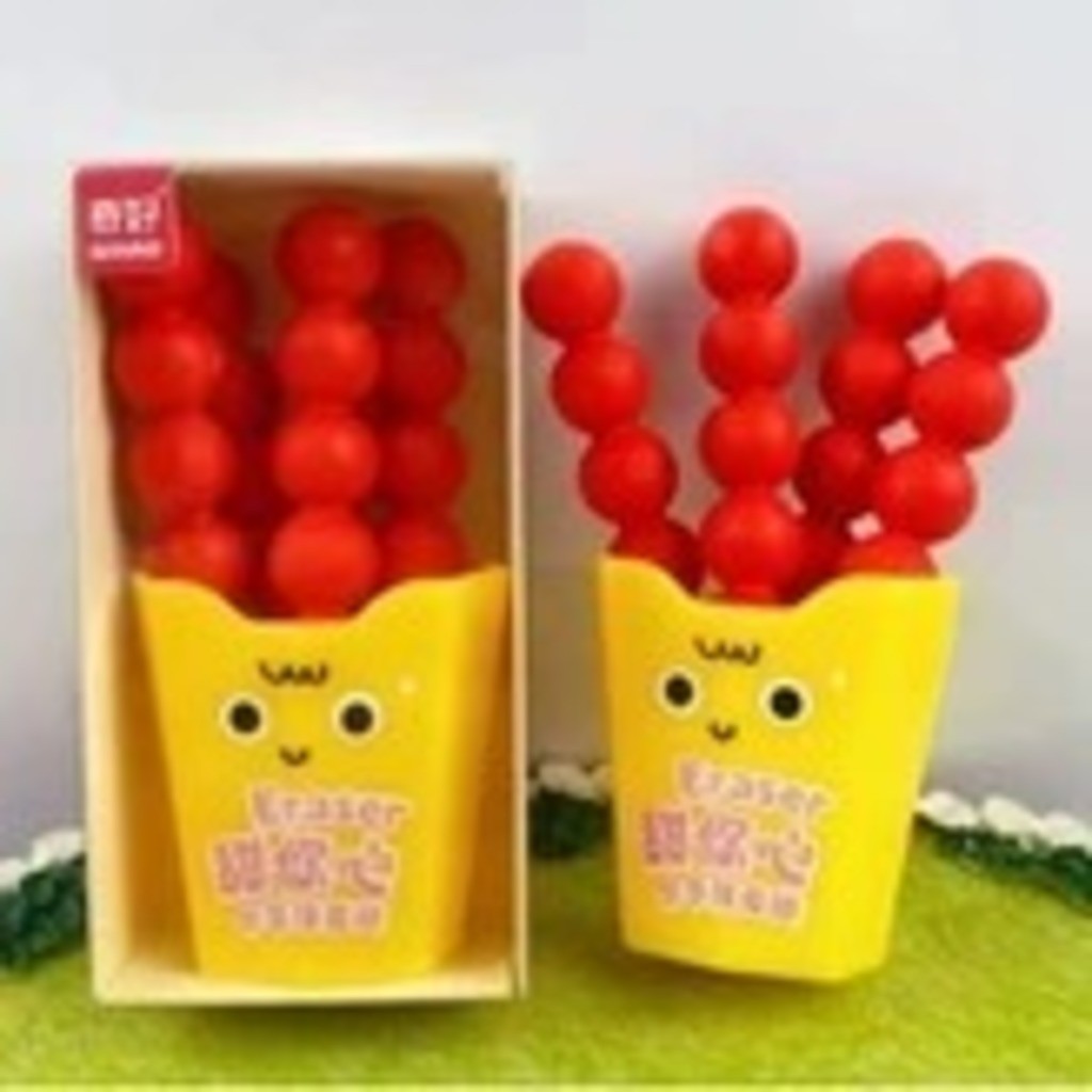 Borrachas De Alimentos Interessantes Cebolinha / Chocolate / Batatas Fritas / Simulação Borracha Engraçada em Oferta na Shopee