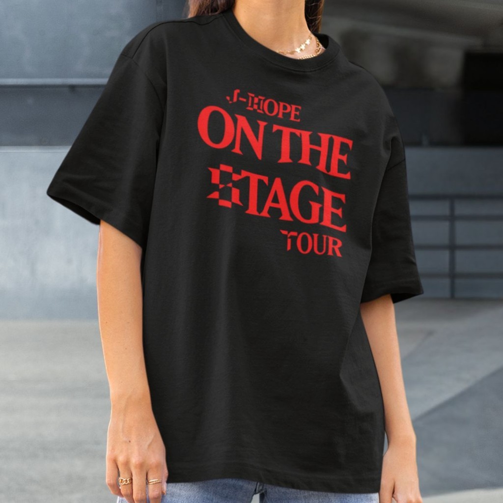 Camisa J Hope Tour Hope On The Stage Rapper Bts Turne Mundial Show Camiseta 100% Algodão