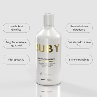 Escova Progressiva Kali Cosmetics Ruby 500ml Profissional Sem Formol em Oferta na Shopee