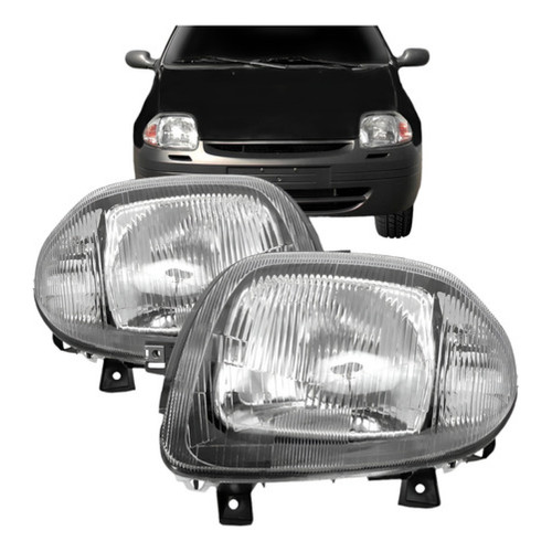 Farol Clio 2000 2001 2002 Foco Simples Renault