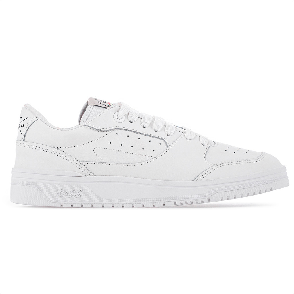Tênis Coca Cola March Limited Leather Branco - Unissex em Oferta na Shopee